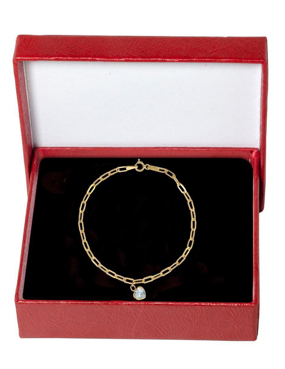 Pulsera de oro 10 K con acabado pulido 3