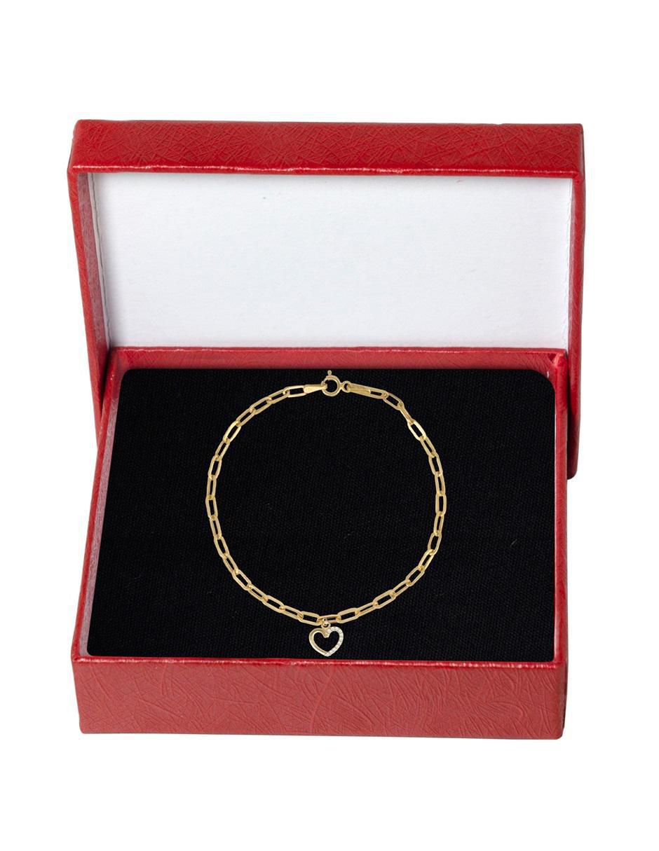 Pulsera de oro 10 K con acabado pulido 3