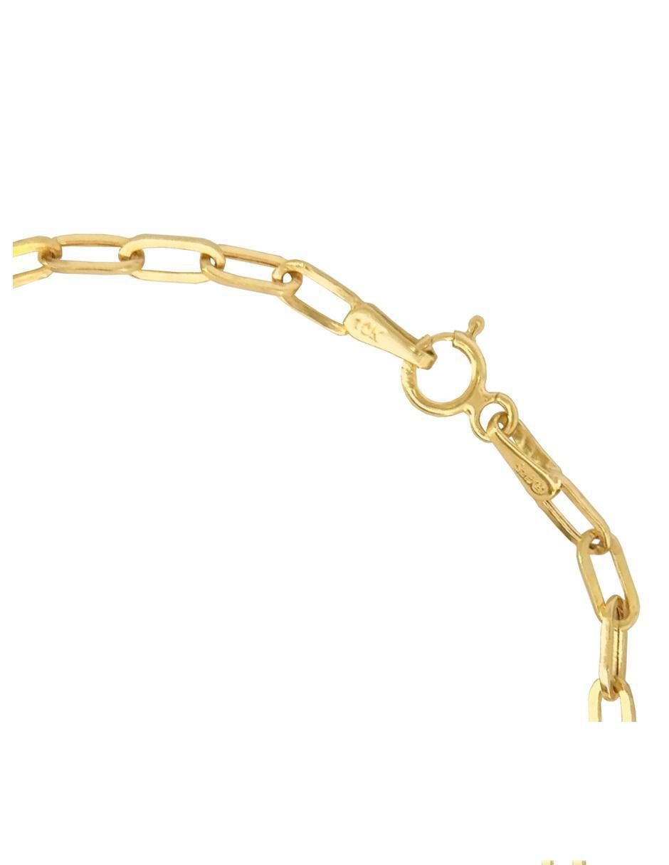Pulsera de oro 10 K con acabado pulido 2