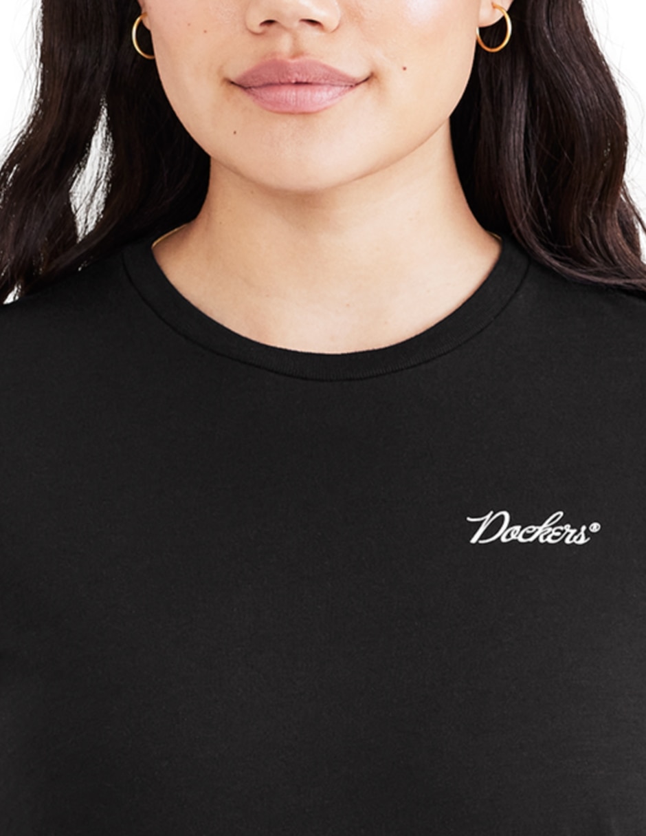 Playera manga corta Graphic Tee cuello redondo para mujer 2