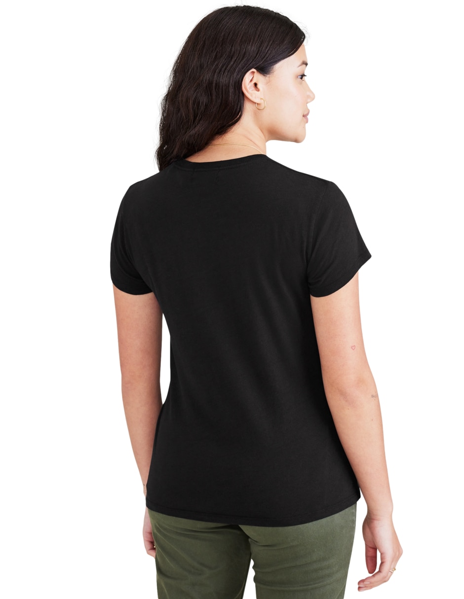 Playera manga corta Graphic Tee cuello redondo para mujer 3