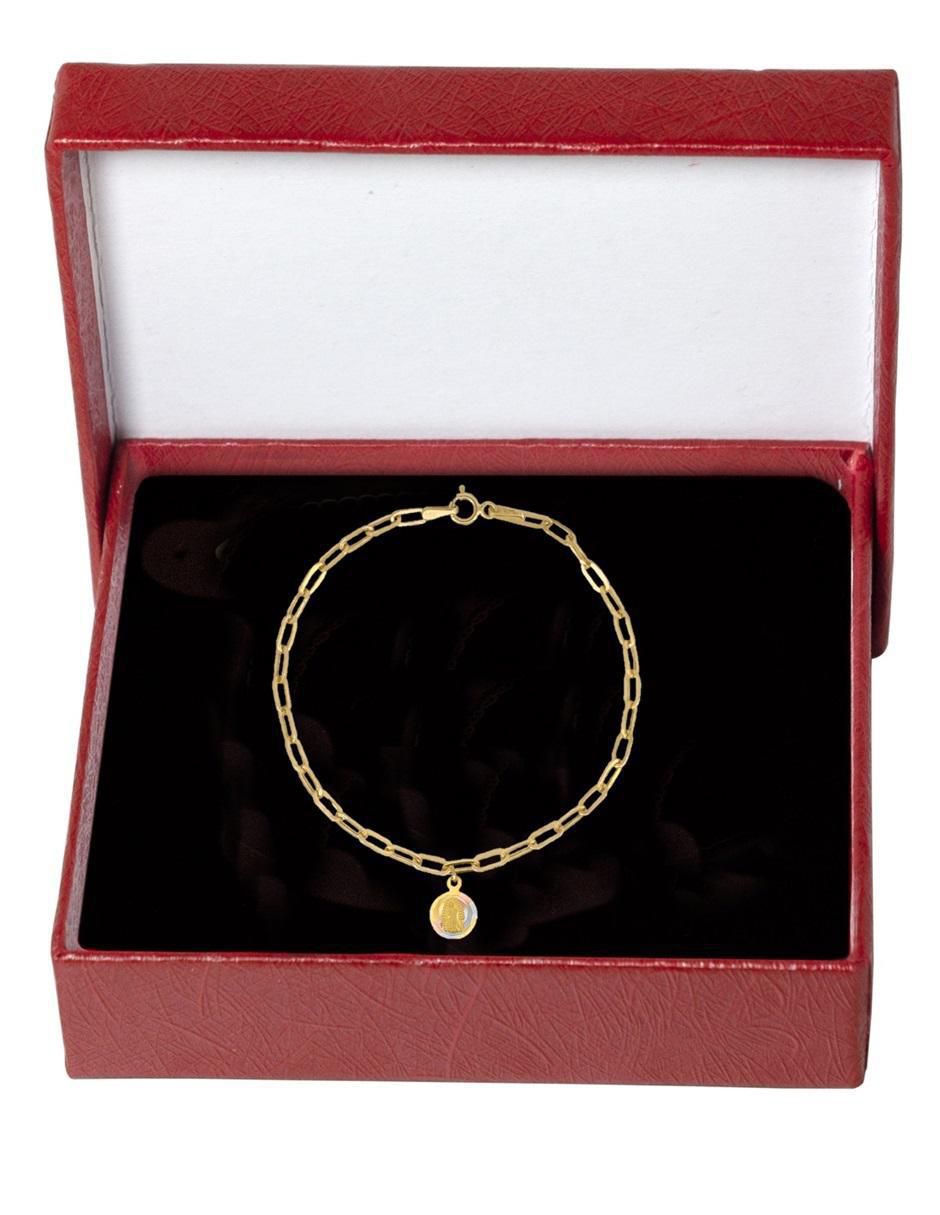 Pulsera de oro 10 K con acabado pulido 4