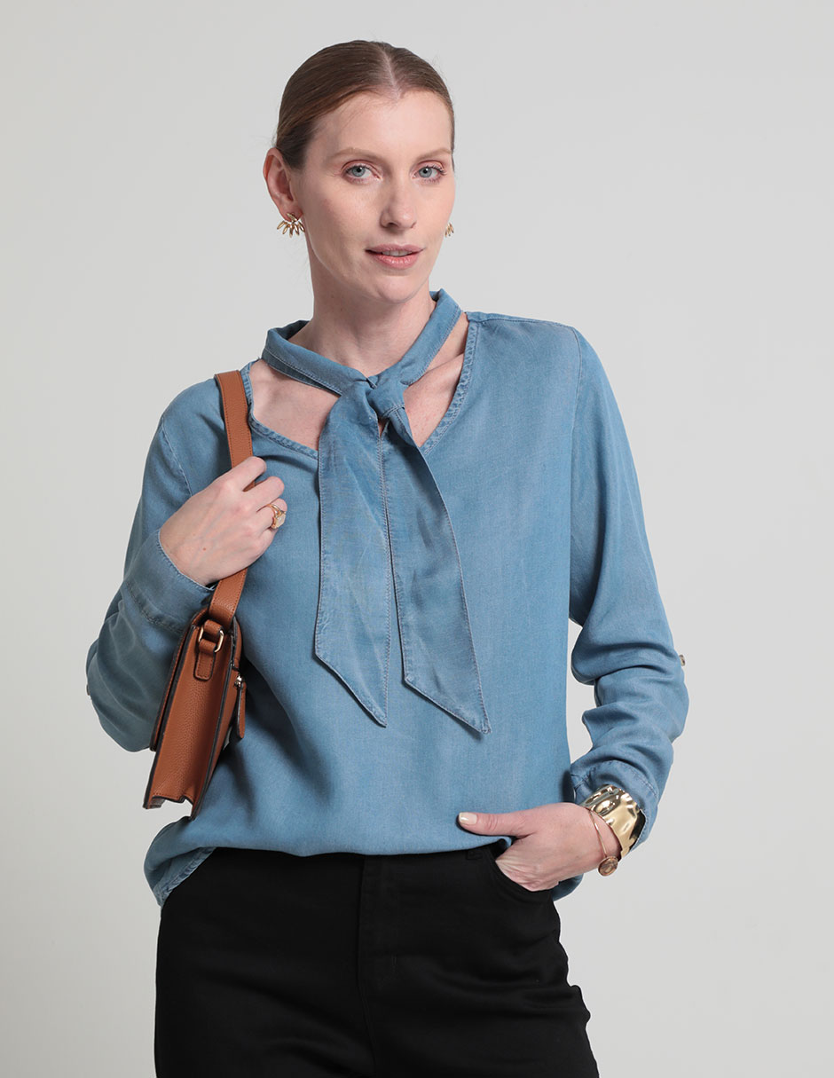 Blusa manga larga para mujer 1