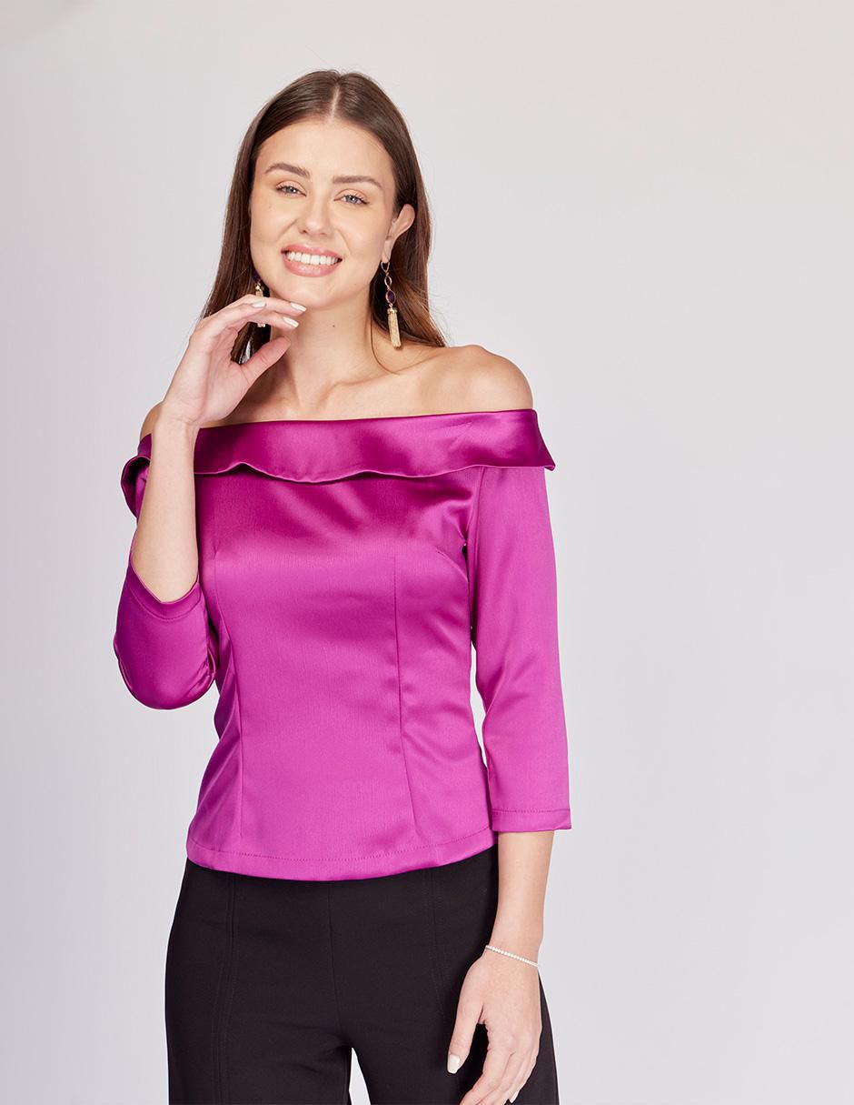 Blusa manga 3/4 para mujer 4