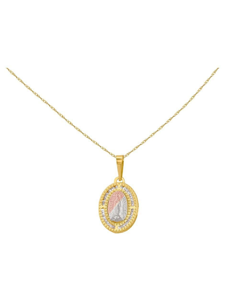Collar ovalado de oro 10 K 2