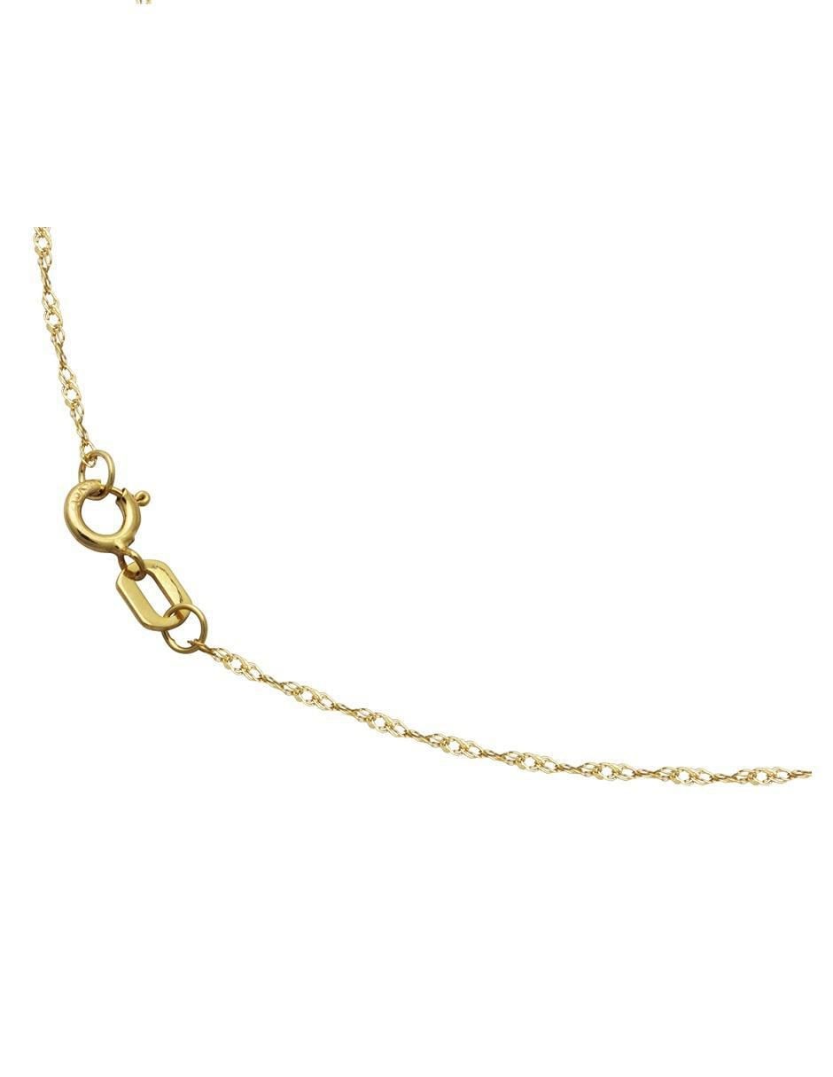 Collar ovalado de oro 10 K 3