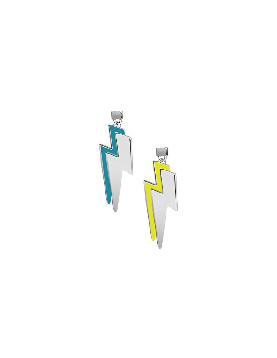 Aretes de rayo de plata P 925 con acabado brillante 2