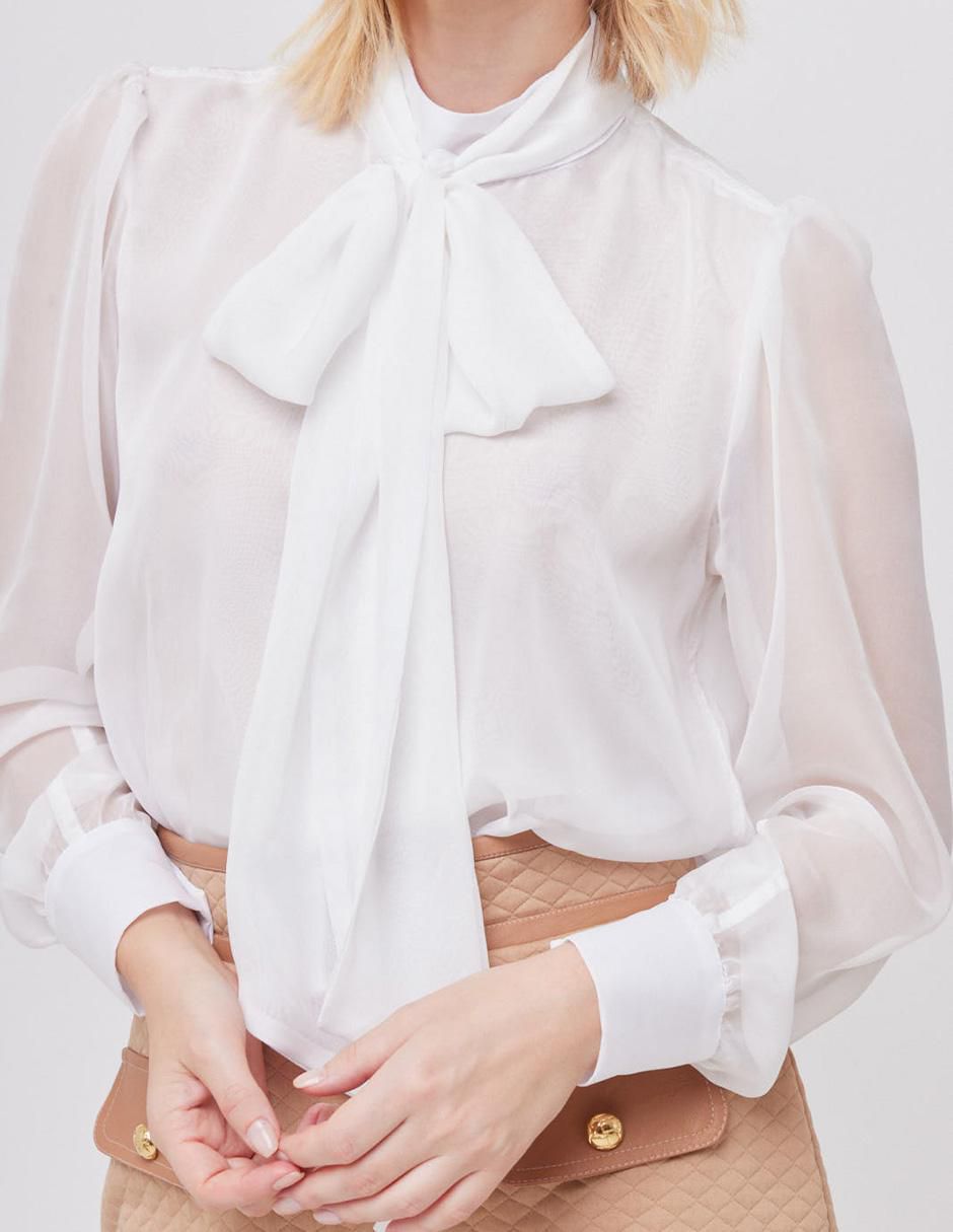 Blusa manga larga para mujer 4