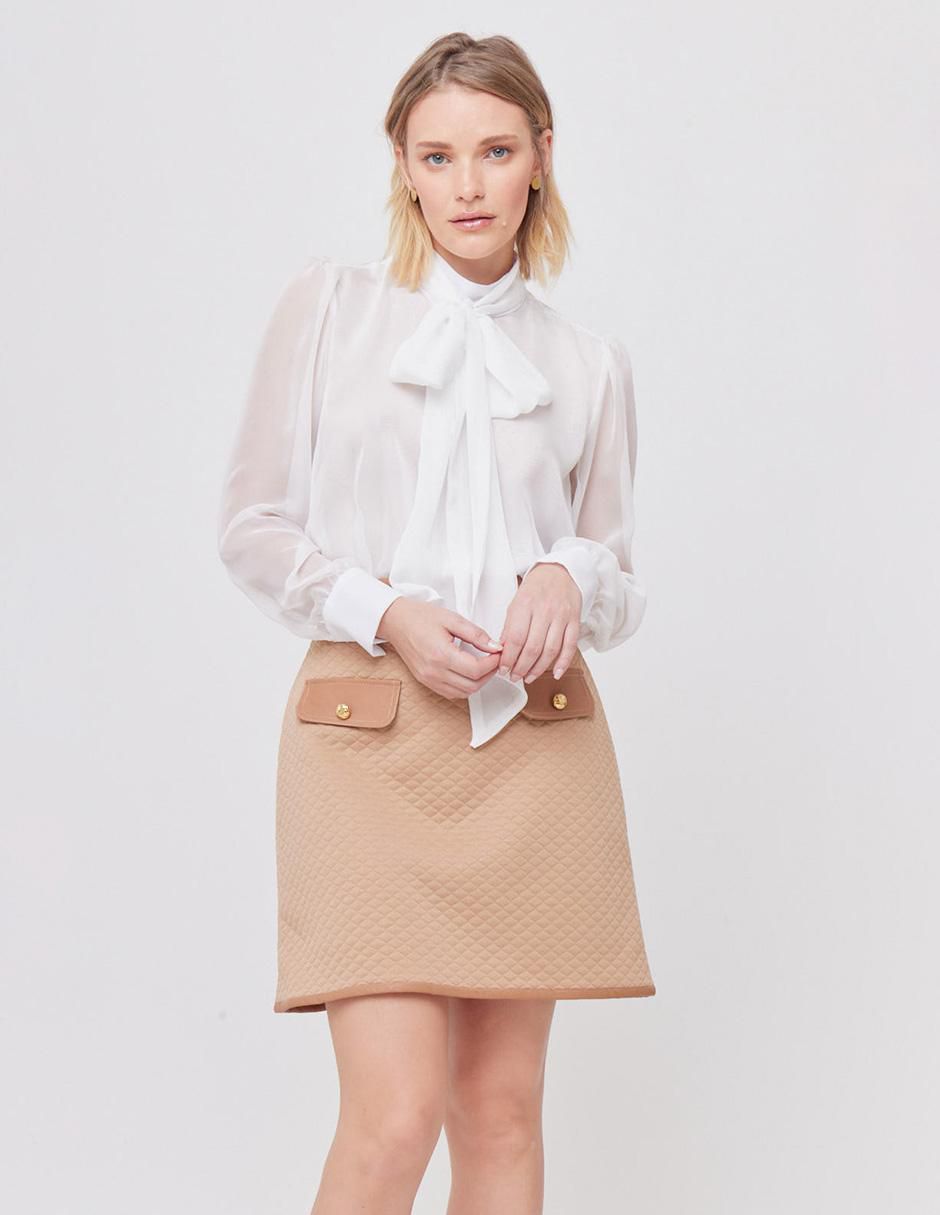Falda mini cintura alta 3