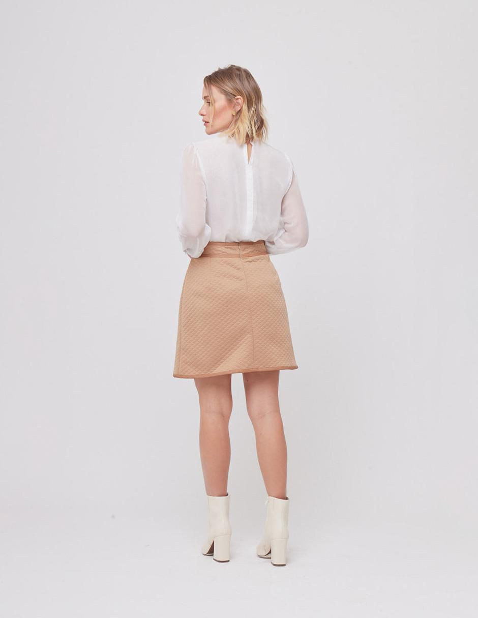Falda mini cintura alta 6