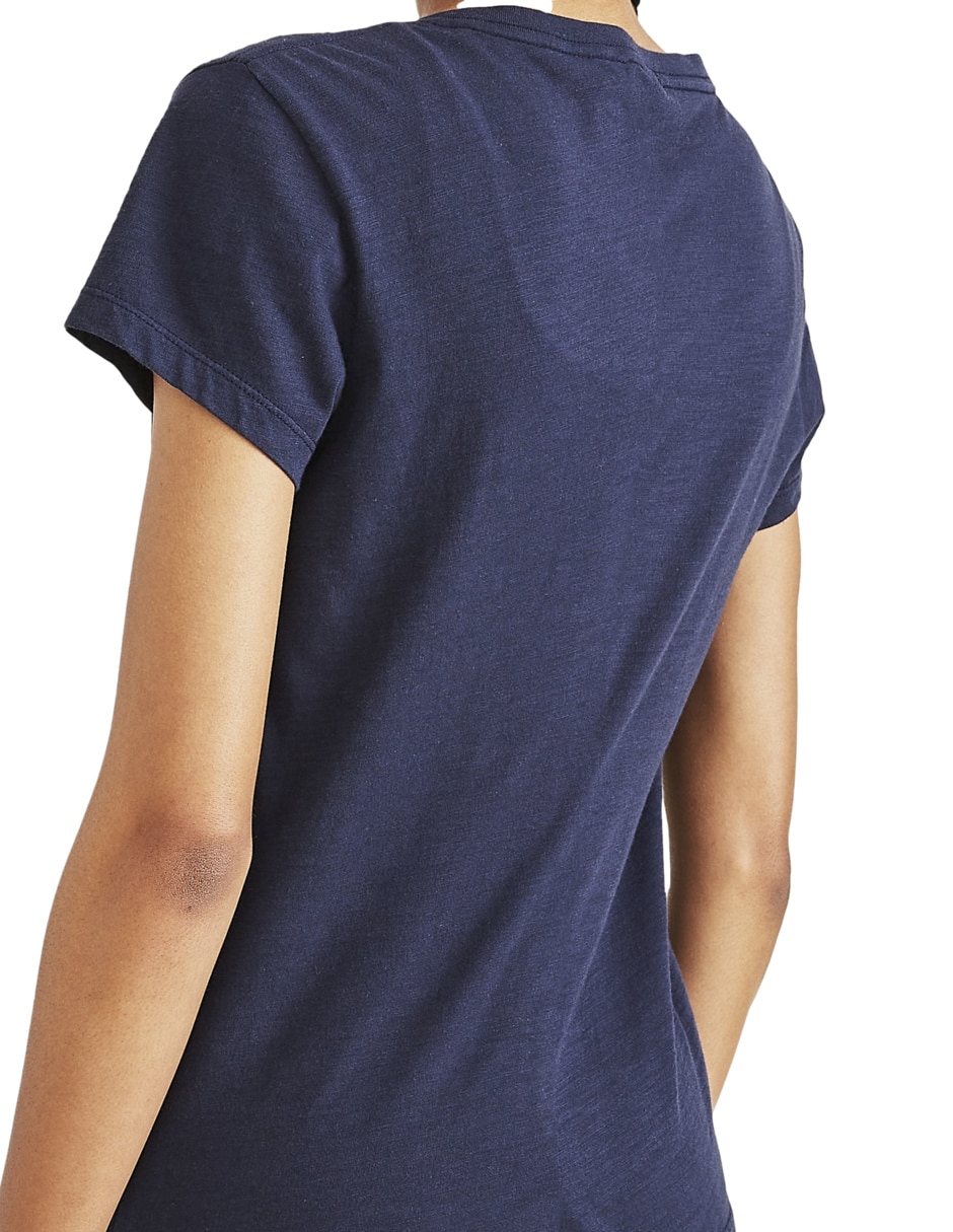 Blusa manga corta para mujer 4