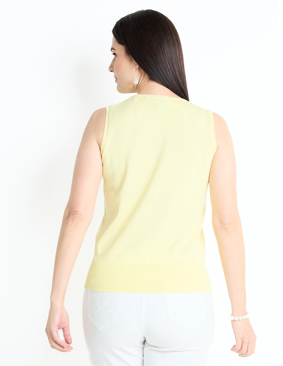 Blusa sin manga para mujer 2