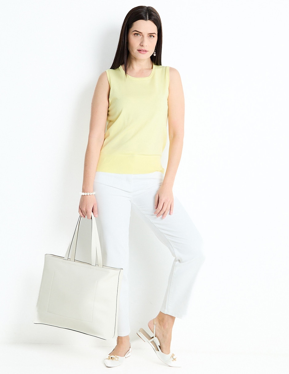 Blusa sin manga para mujer 3