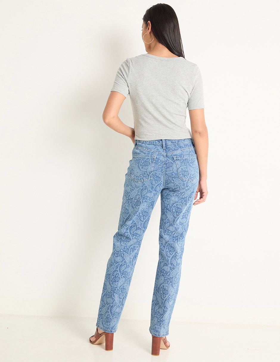 Jeans straight para mujer 2