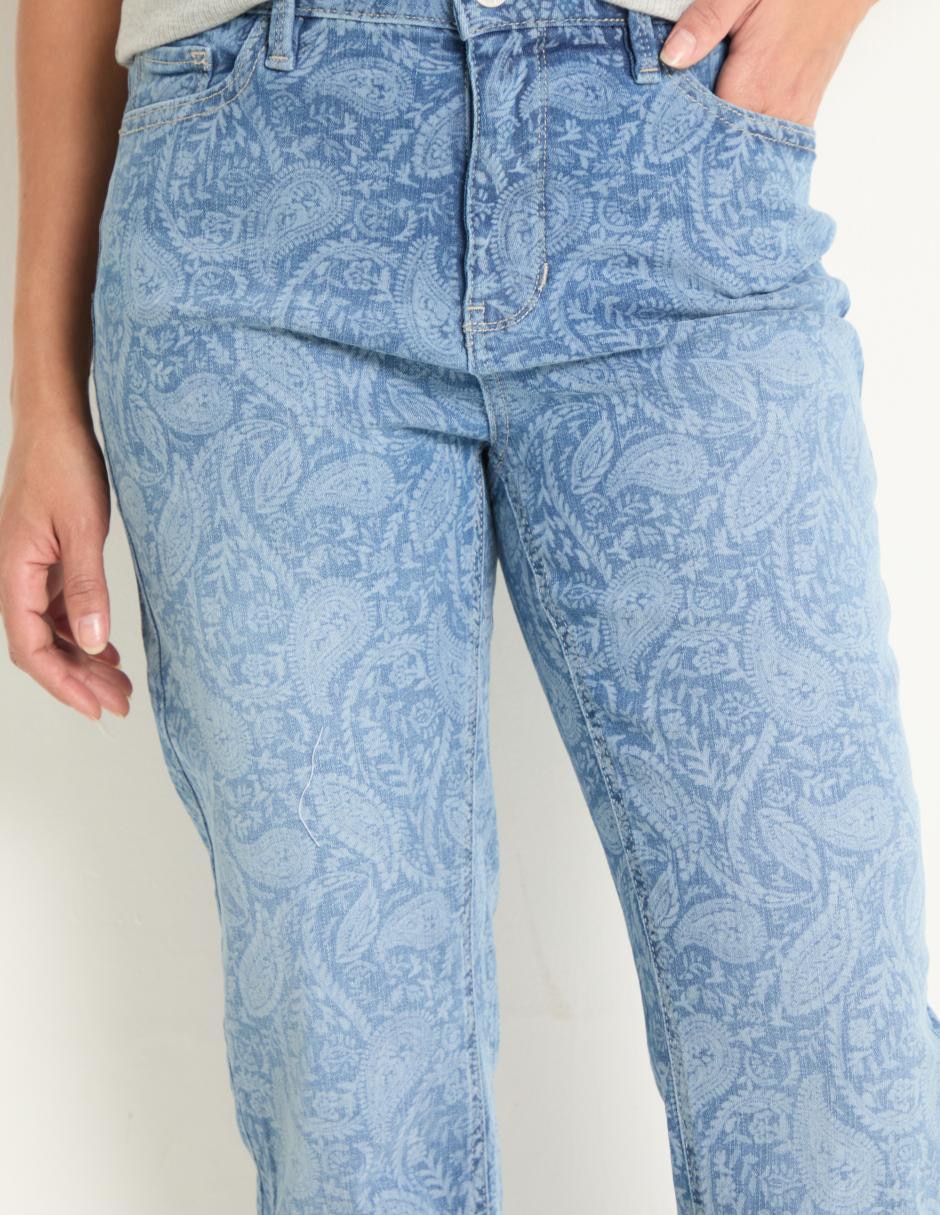 Jeans straight para mujer 4