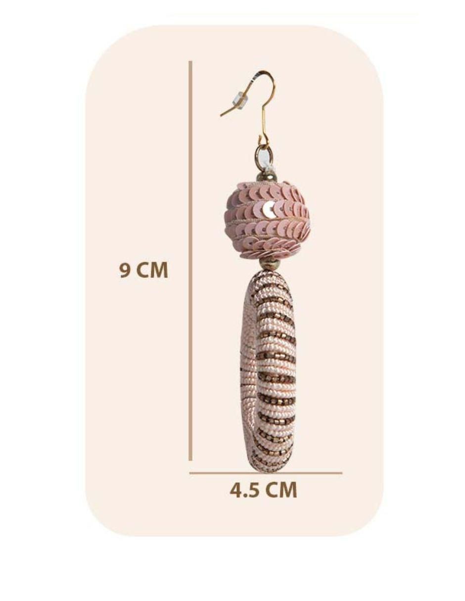 Aretes circulares Devi con acabado brillante 5