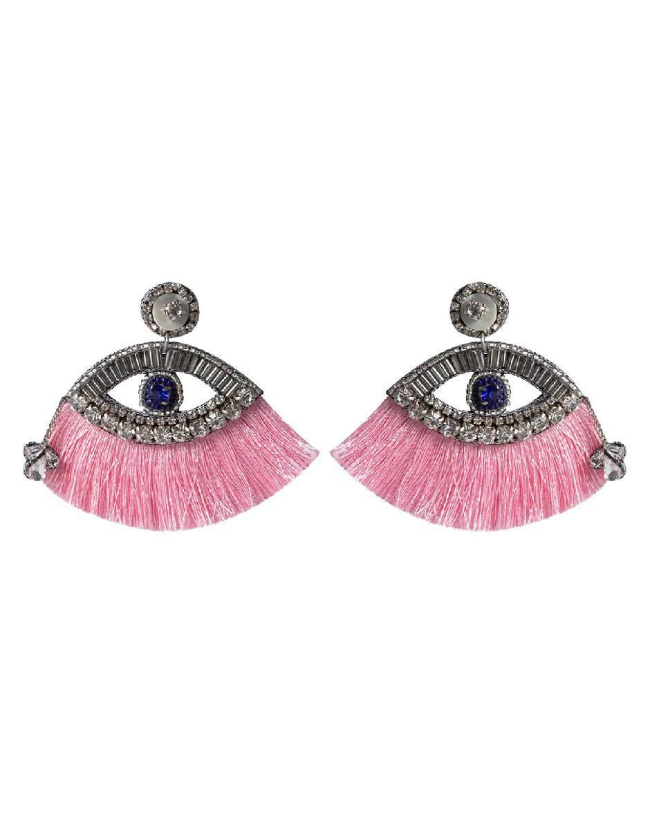 Aretes de ojo Aankh con acabado brillante fantasía