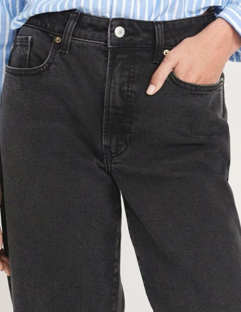 Jeans relaxed wide leg para mujer