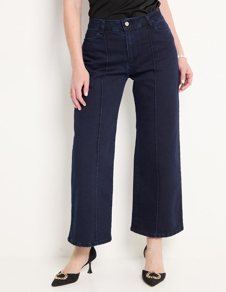 Jeans relaxed wide leg para mujer