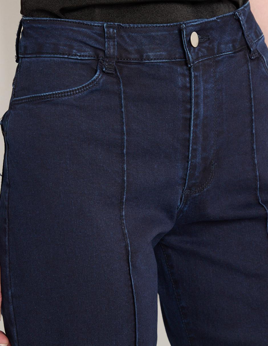 Jeans relaxed wide leg para mujer 4