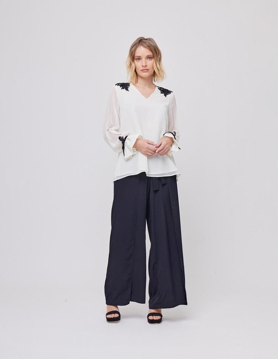 Blusa manga larga para mujer