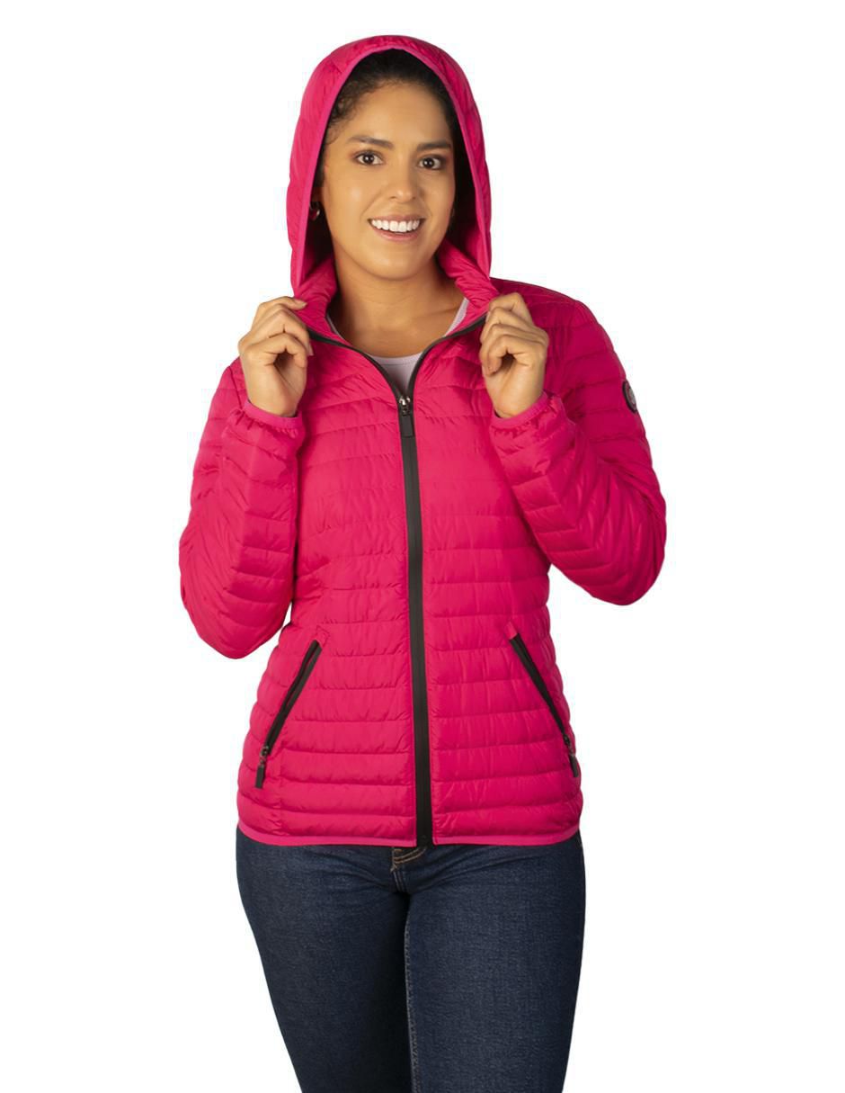 "chamarra" acolchada greenlander no impermeable "de" poliéster "para mujer"