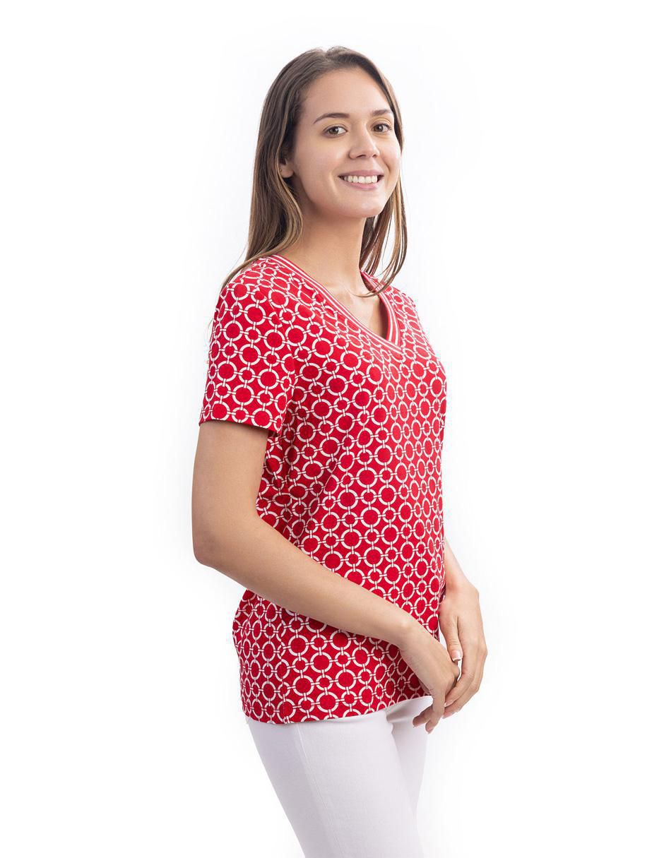 "playera" "manga" corta nautica n4ahh013 "cuello" v "para mujer"