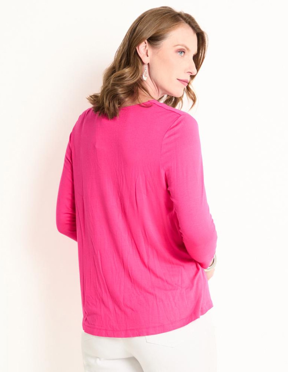 Blusa manga 3/4 para mujer 2