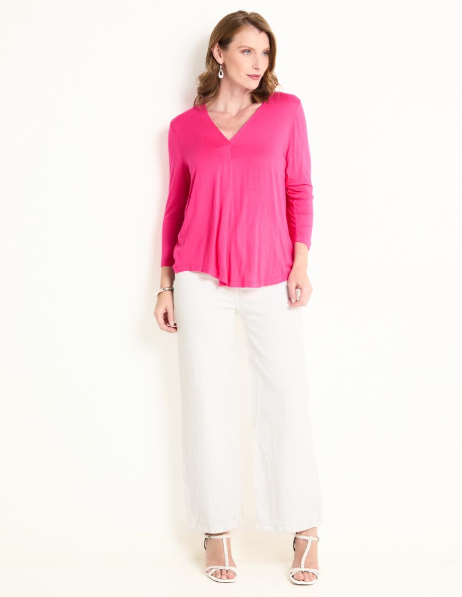 Blusa manga 3/4 para mujer 3