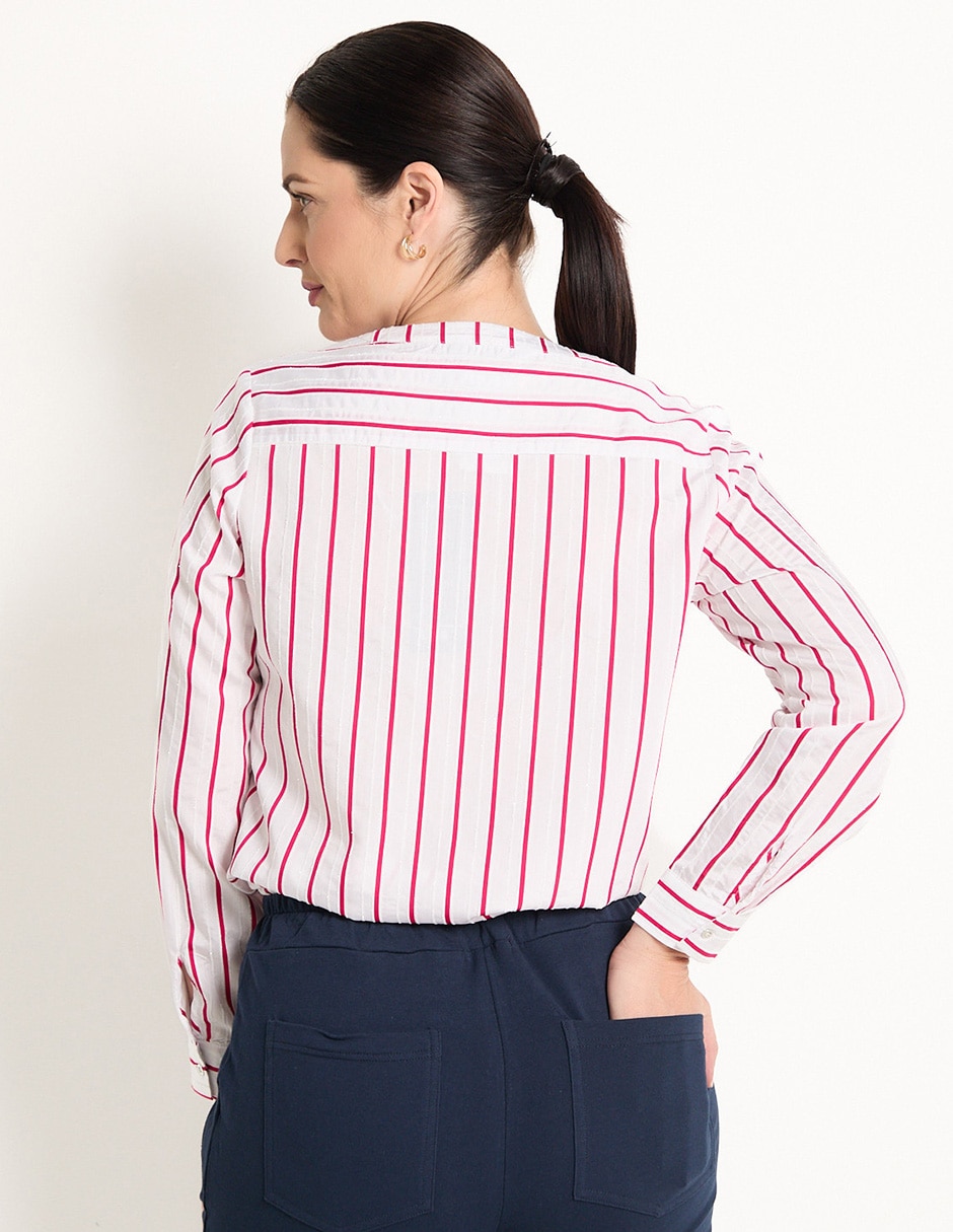 Blusa manga larga para mujer