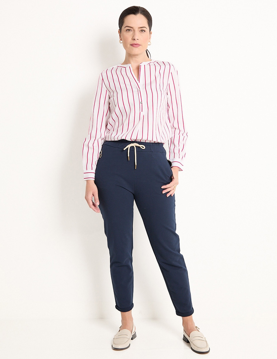 Blusa manga larga para mujer