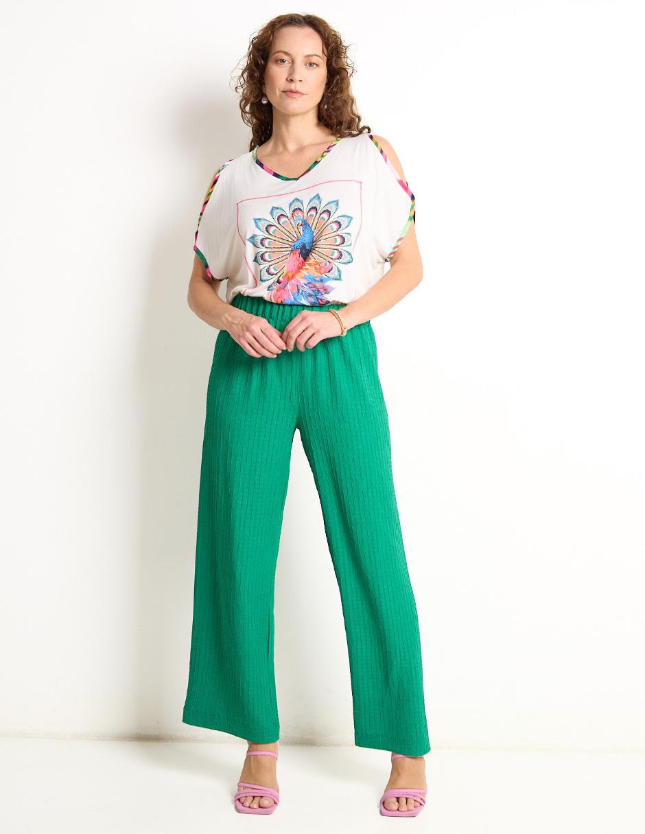 Pantalón relaxed straight para mujer 3