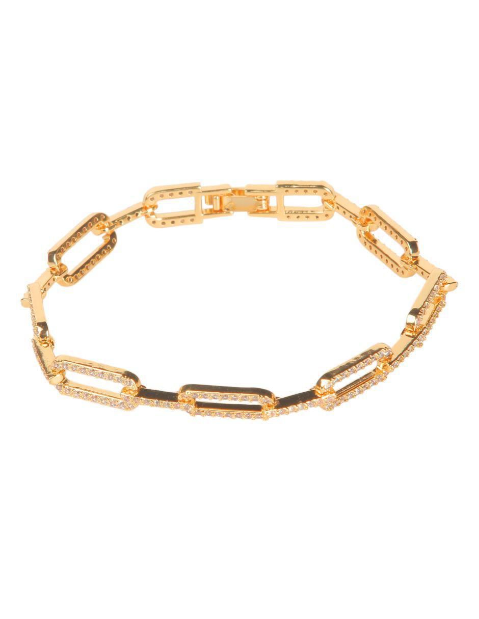 Pulsera de baño de oro Cristal Pulsera de baño de oro Cristal