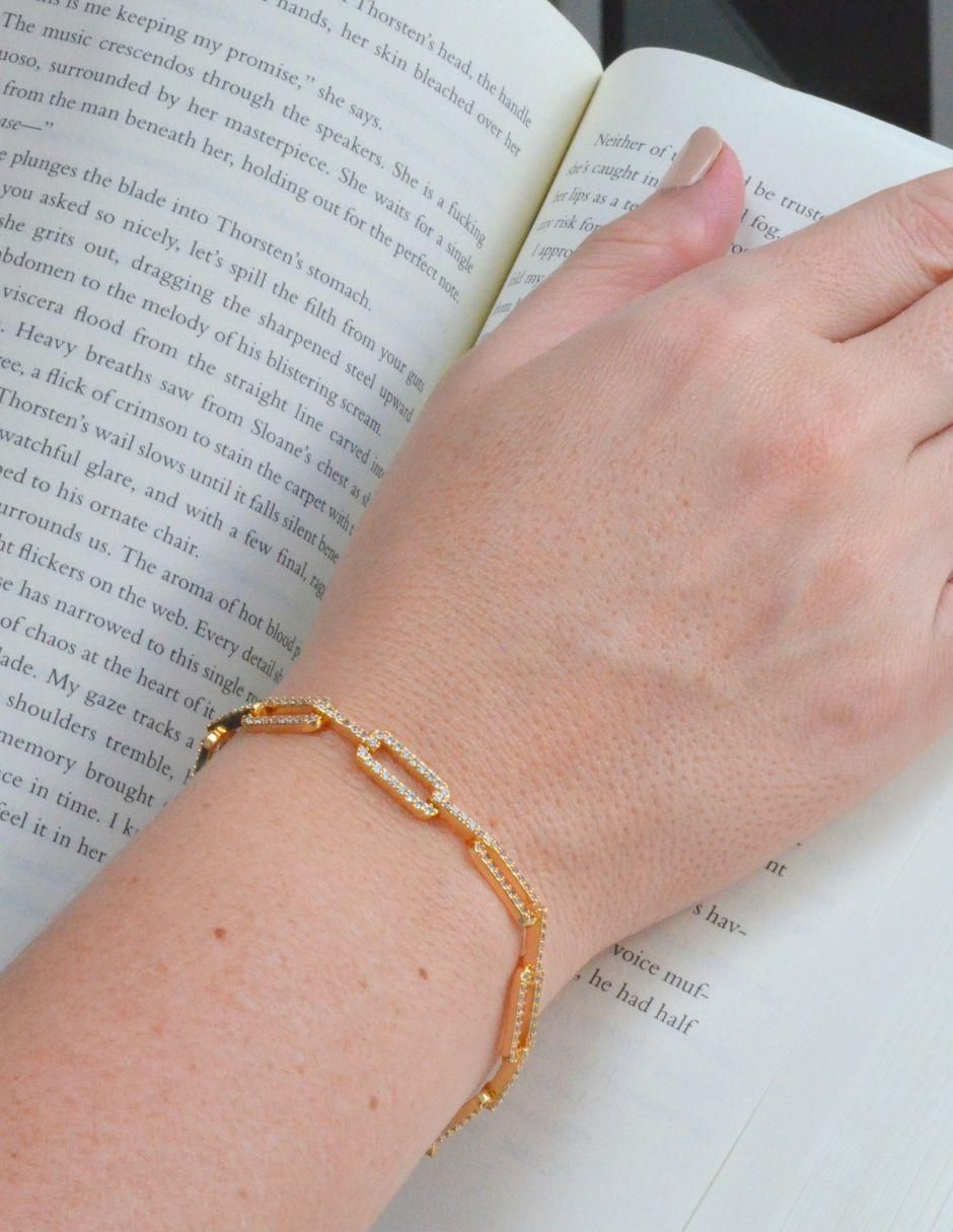 Pulsera de baño de oro Cristal 5