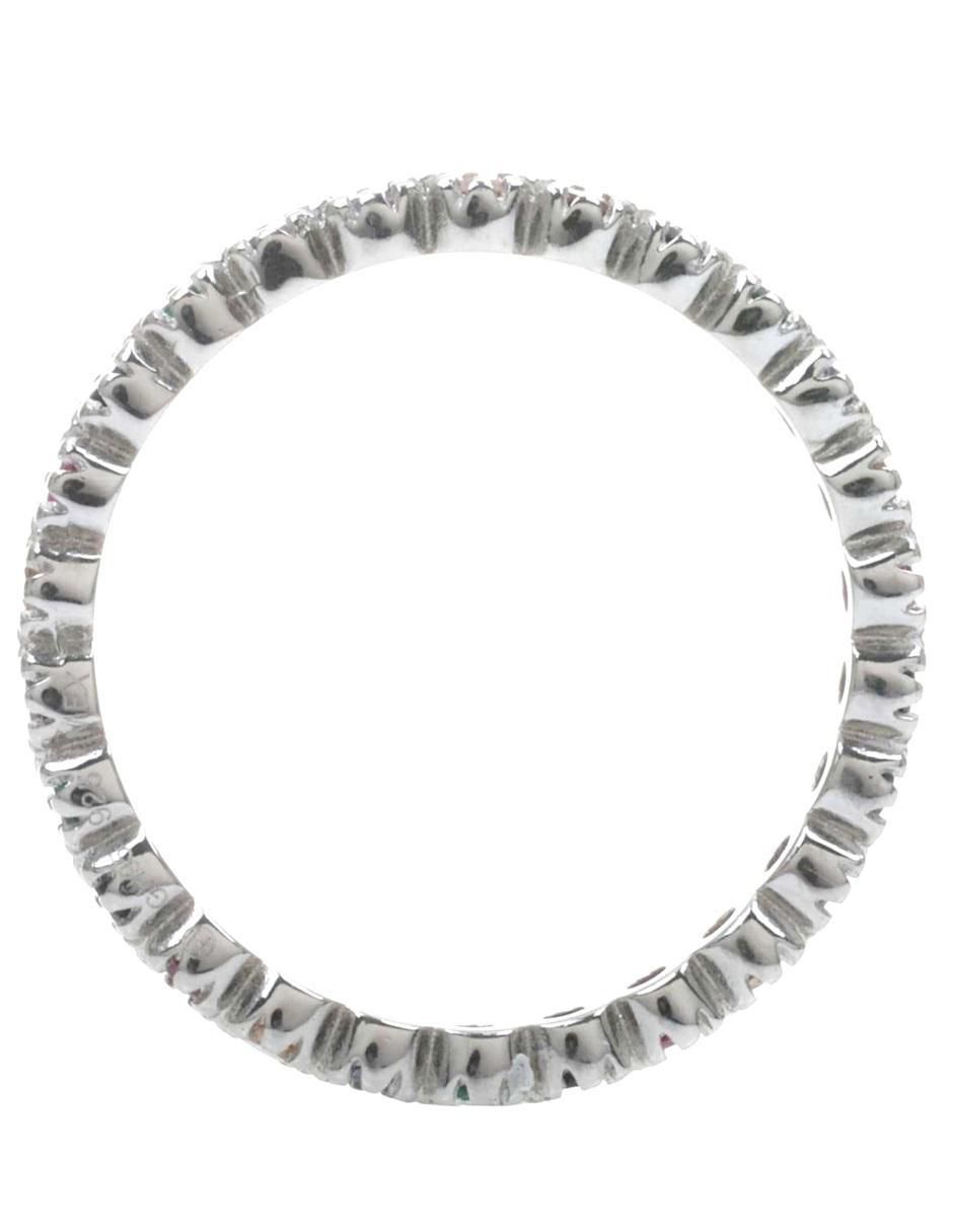 Anillo P 925 de plata zirconia pulido 2