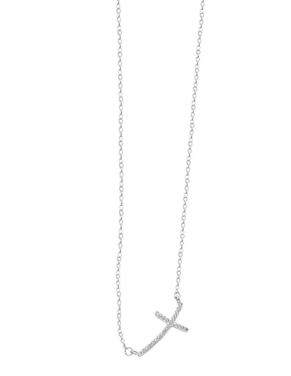 Collar de cruz de plata P 925 2