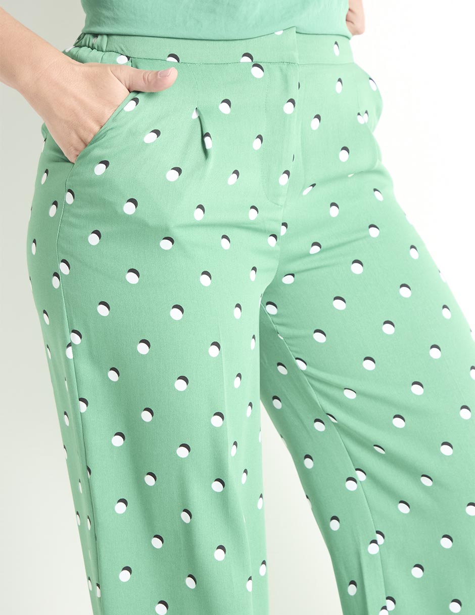 Pantalón relaxed amplio para mujer 4