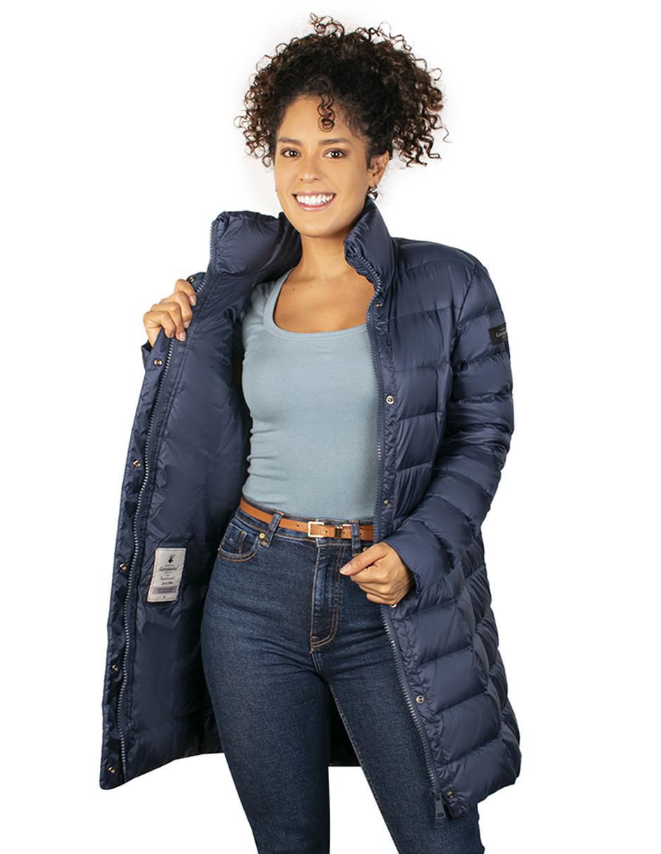 "chamarra" acolchada greenlander no impermeable "de" poliéster "para mujer"