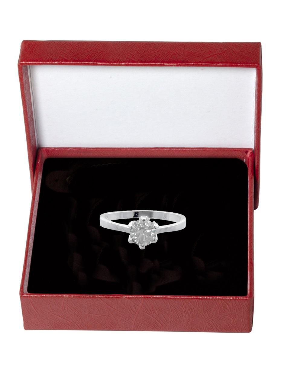 Anillo P 925 de plata zirconia pulido 4