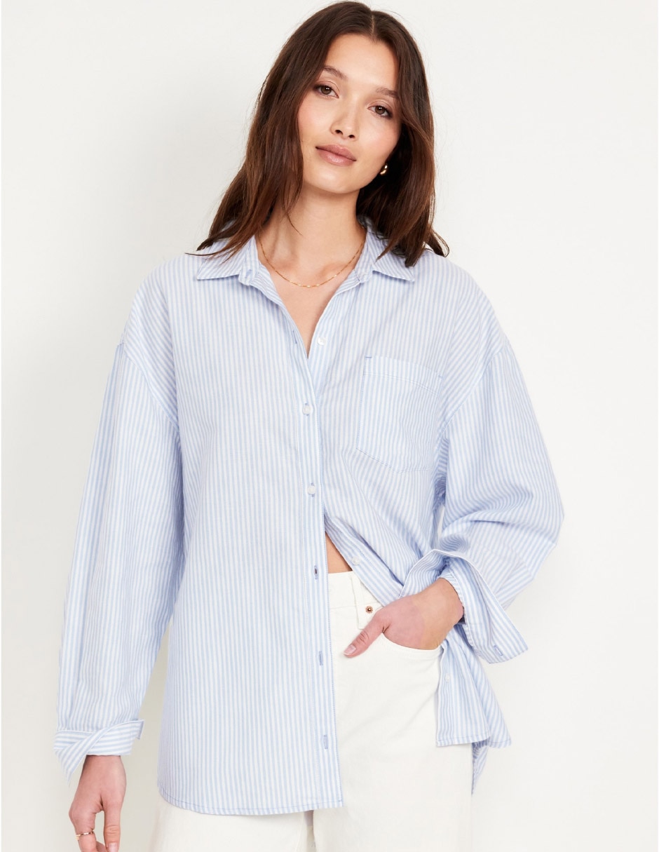 Blusa manga larga para mujer