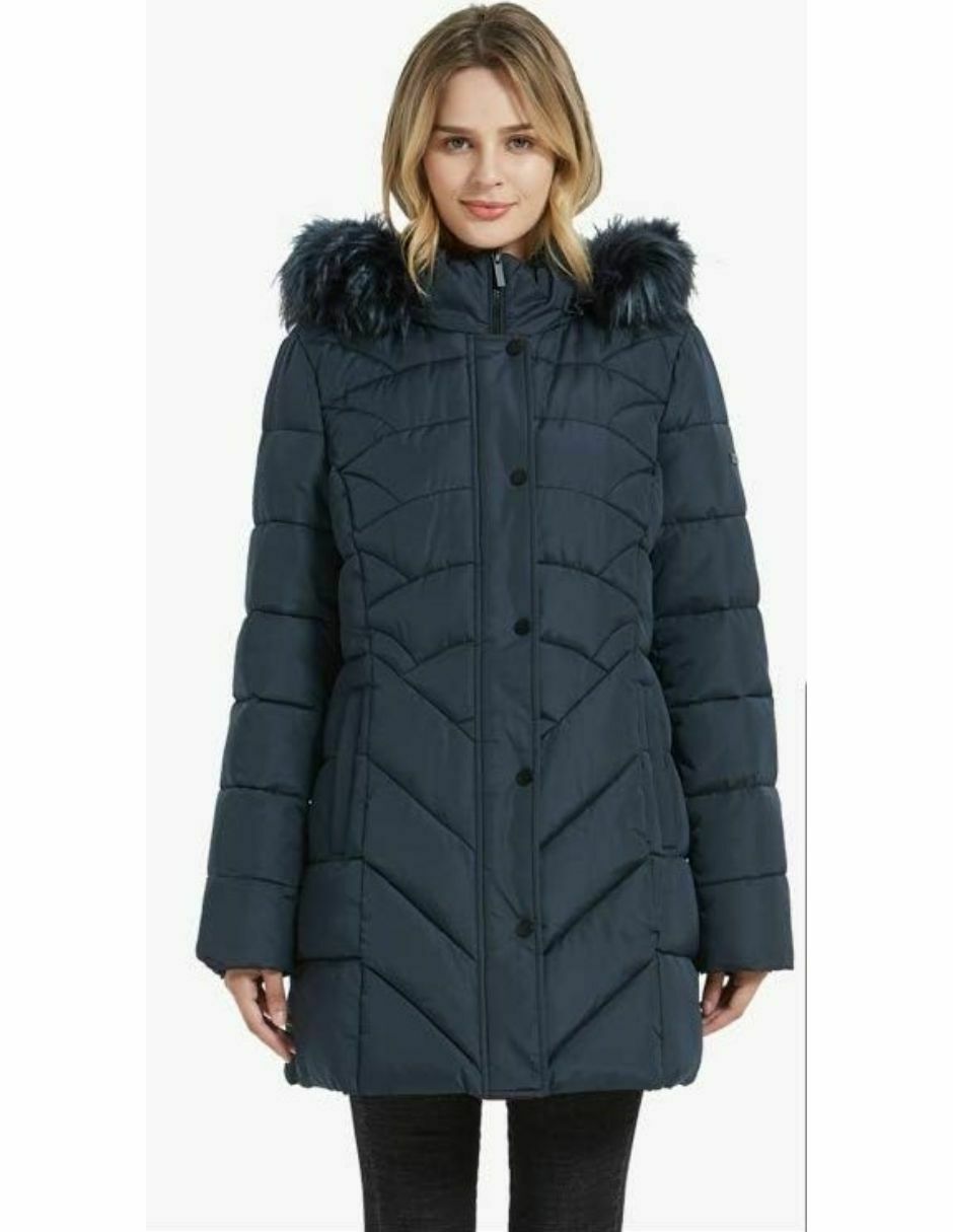 "chamarra" parka wtd no impermeable "de" sintético "para mujer"
