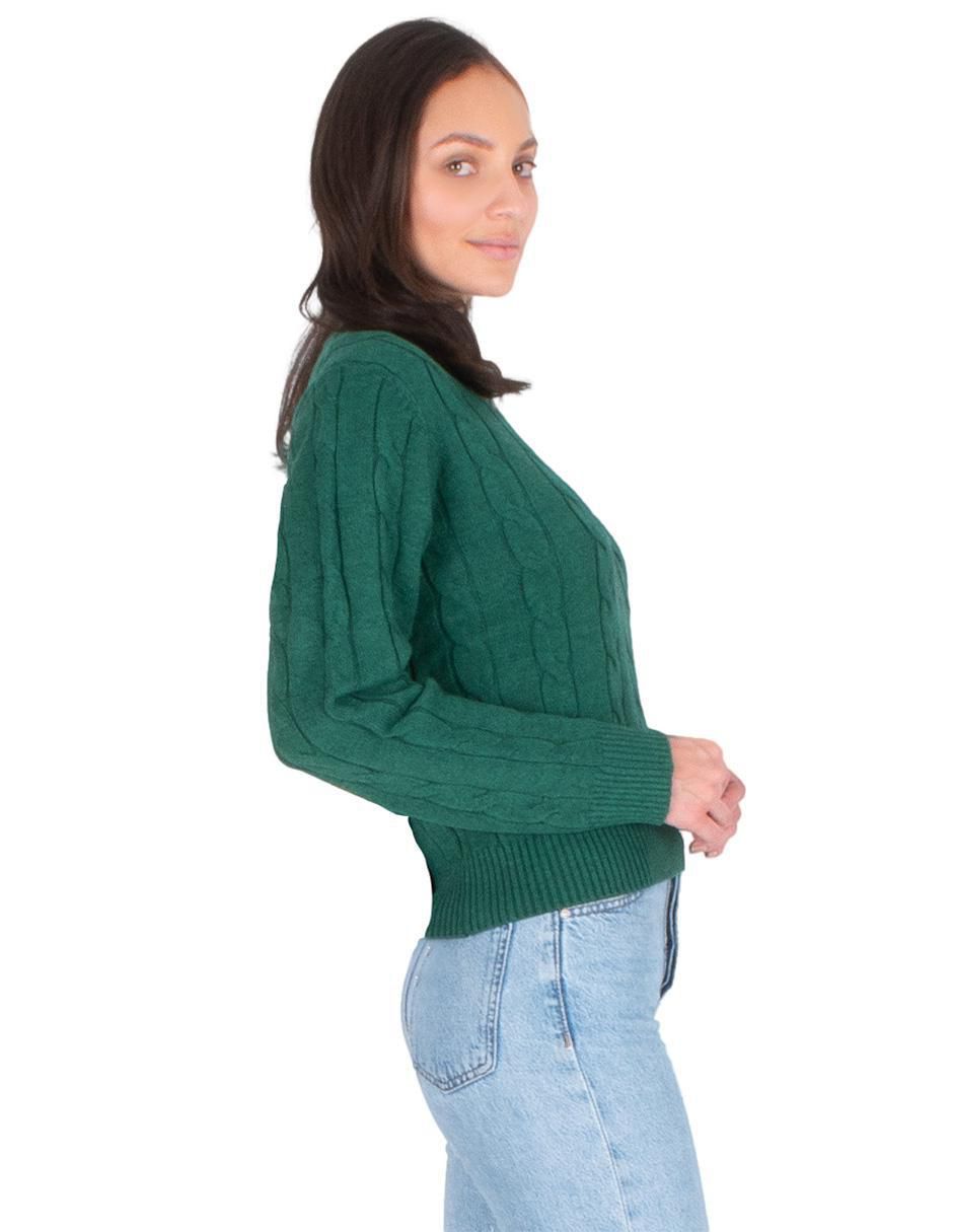 Suéter cuello redondo para mujer 3