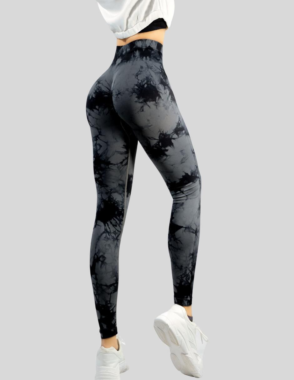 "legging/ set legging" malabis "a la (si aplica)" cintura alta "con" elástico ajustable "para mujer"