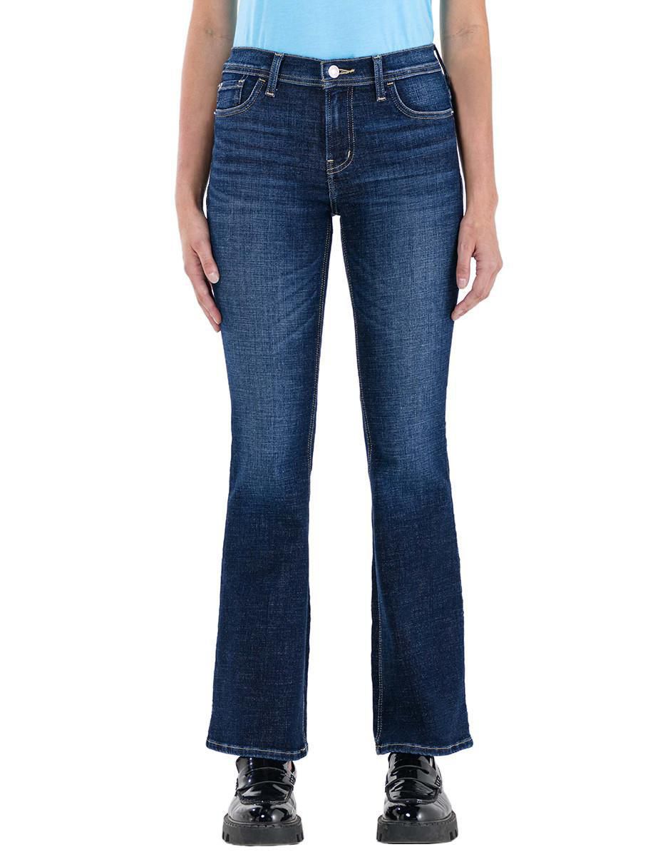 Jeans bota Yess corte cintura alta para mujer