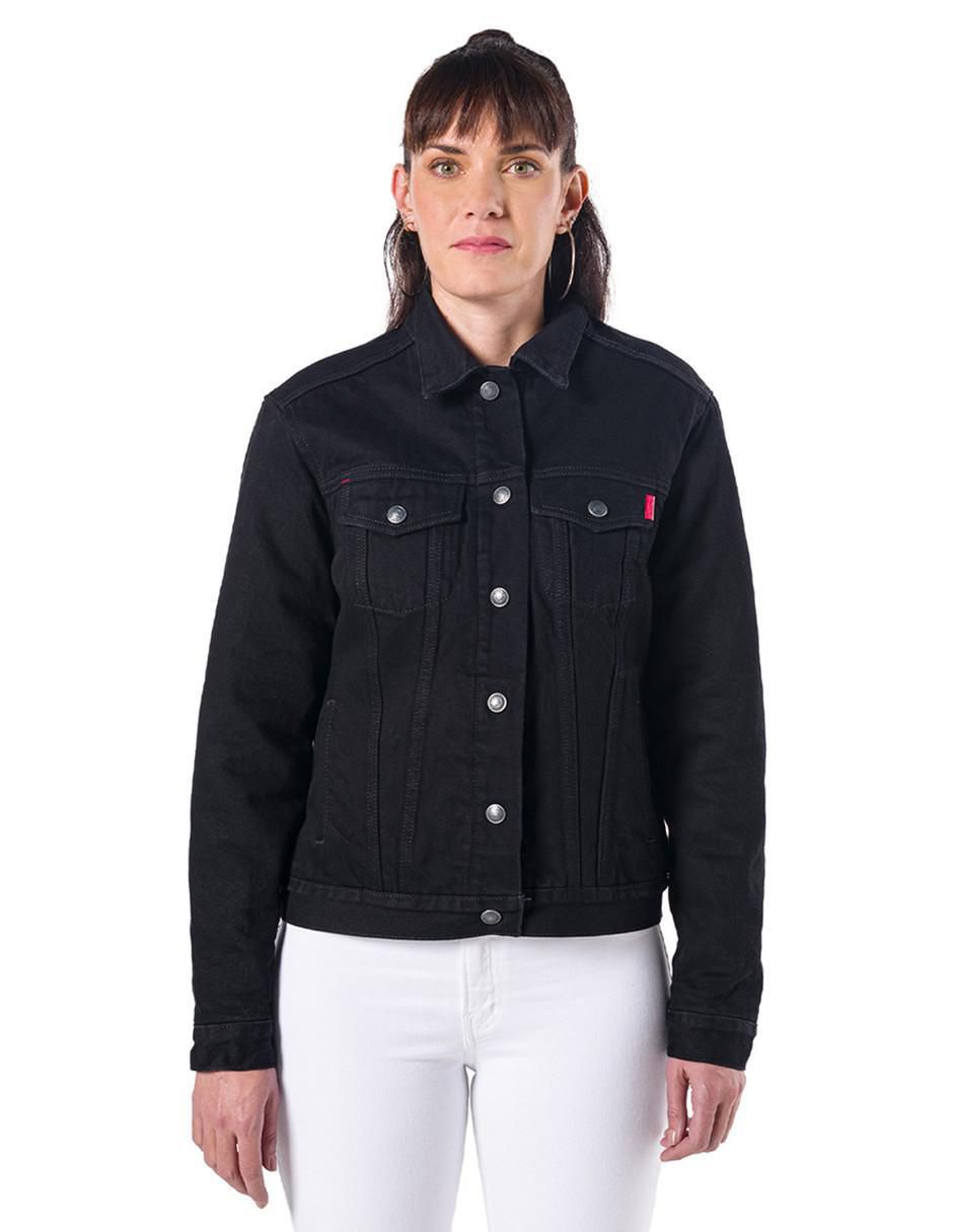 Casual Outfit Chamarra De Mezclilla Negra Mujer Outfits Chaquetas