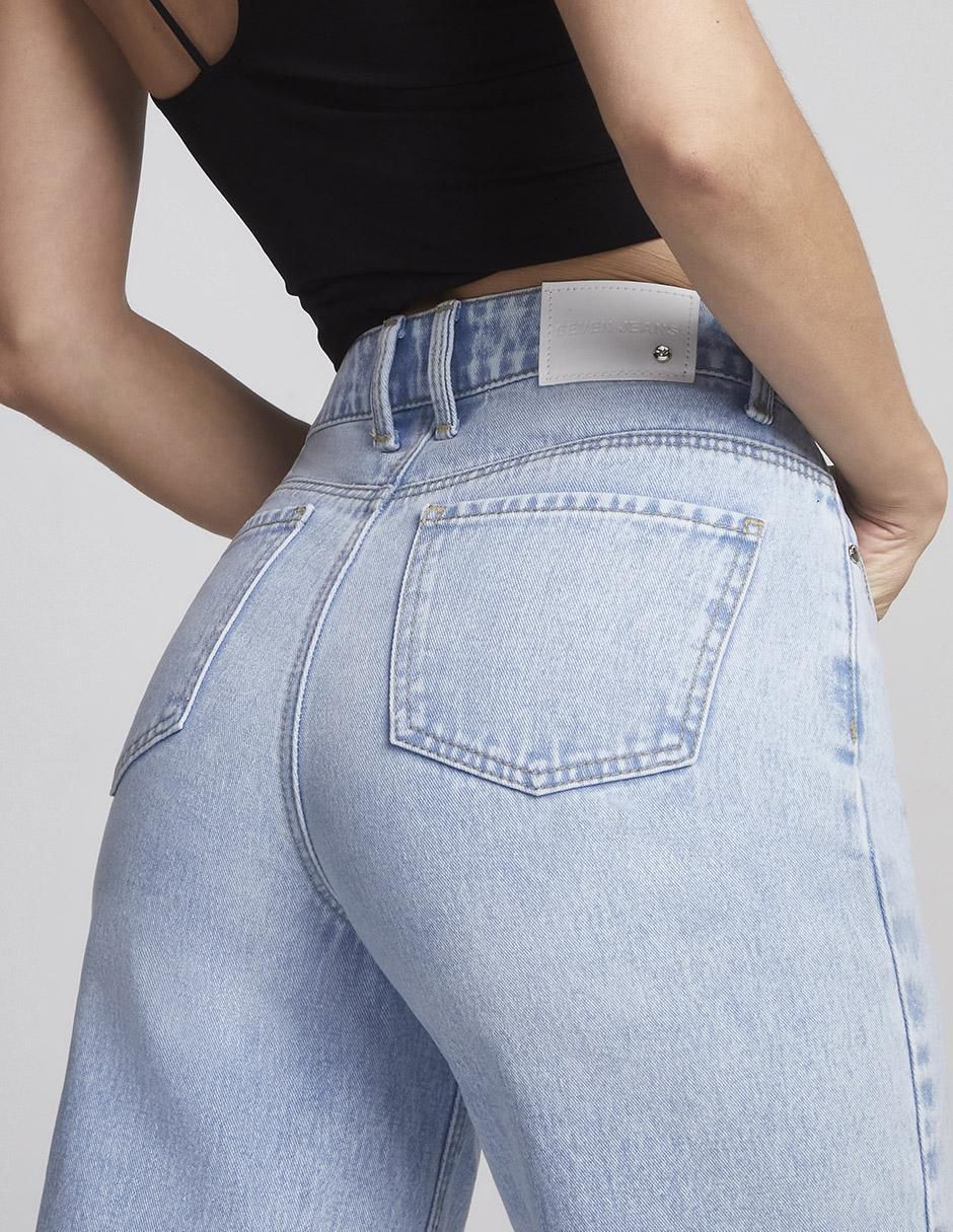 Jeans relaxed mom para mujer 4