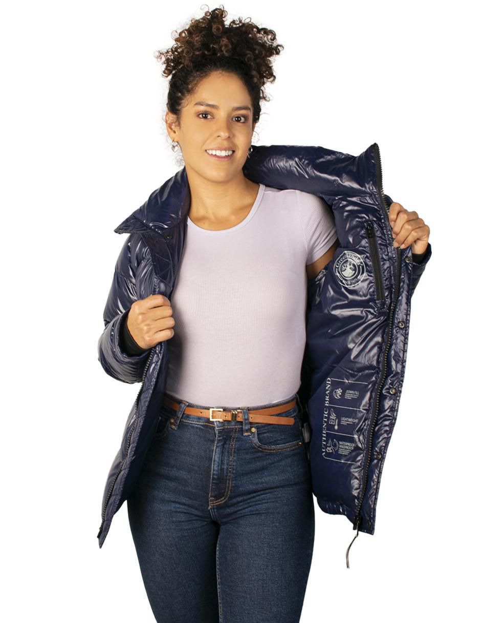 "chamarra" acolchada greenlander no impermeable "de" poliéster "para mujer"