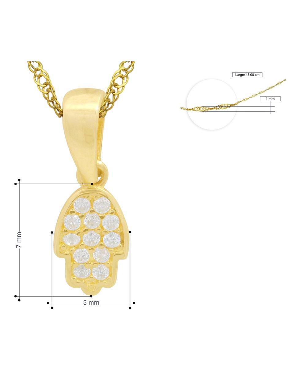 Collar de mano de oro 10 K 6