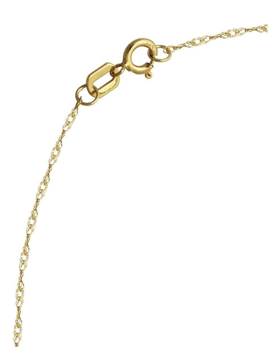 Collar de corazón de oro 10 K 5