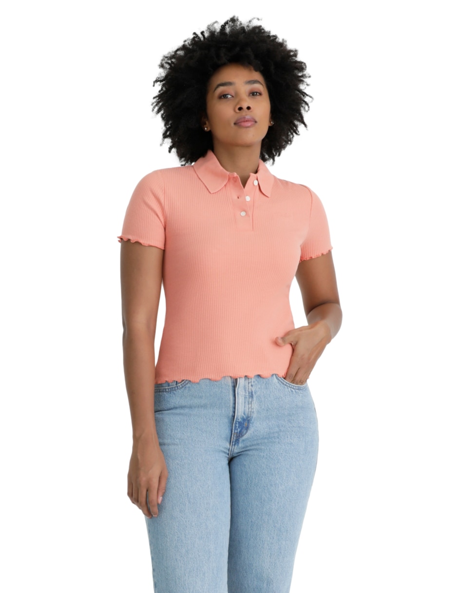Playera tipo polo para mujer 2